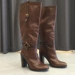 Coach Brown Tall Leather Boots size 10