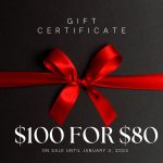 $100 Gift Certificate for $80